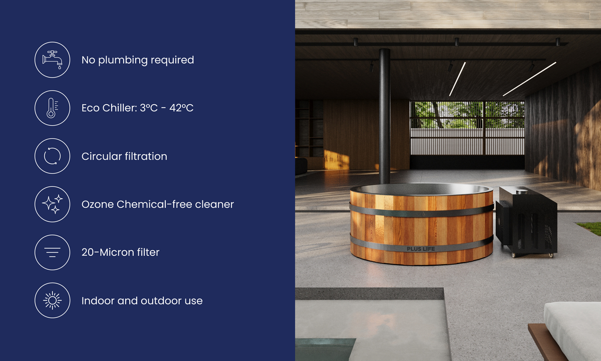 Mini 2.0 Outdoor Sauna Combo